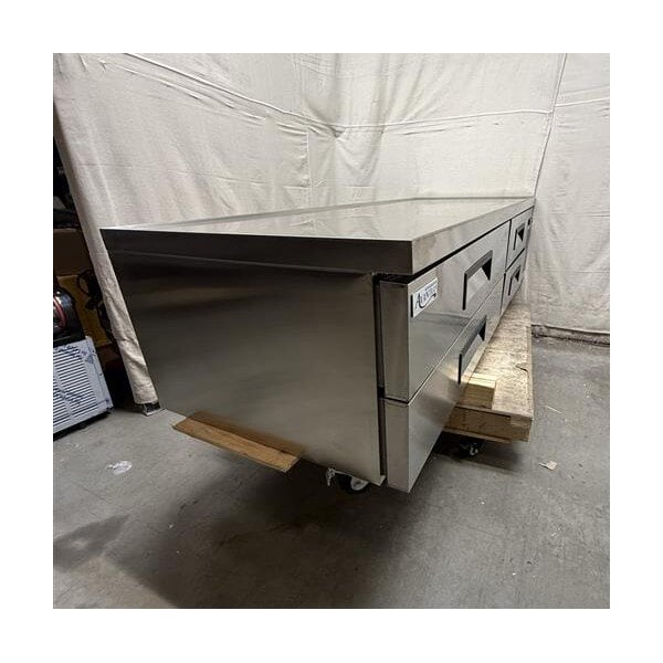 Scratch and Dent Avantco CBE-84-HC 84" 4 Drawer Refrigerated Chef Base