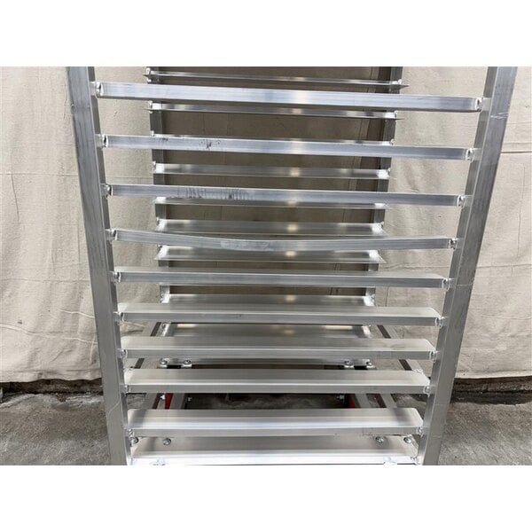Scratch and Dent Channel 20-Pan Heavy-Duty Aluminum Steam Table / Bun Pan Rack AXD-UTR-20 - Assembled