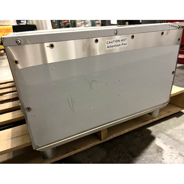 Scratch and Dent ServIt GST-3WE-LP Three Pan Open Well Liquid Propane Steam Table with Undershelf - 10,500 BTU