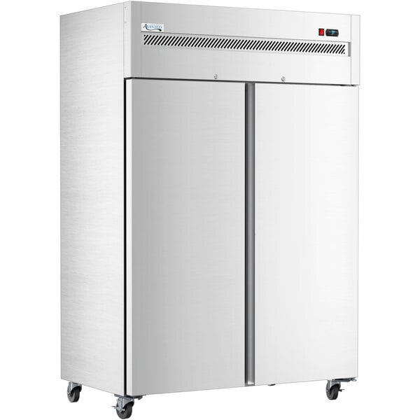 Scratch and Dent Avantco Z2-F-HC 54" Solid Door Stainless Steel Reach-In Freezer