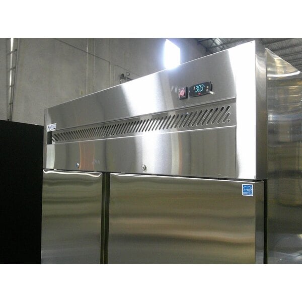 Scratch and Dent Avantco Z2-F-HC 54" Solid Door Stainless Steel Reach-In Freezer