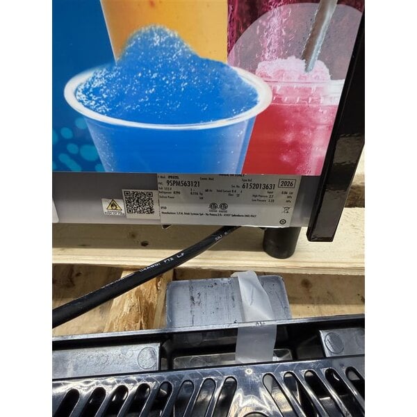 Scratch and Dent Crathco I-PRO 2E LIGHT PANEL (1206-003) Double 2.9 Gallon Pourover Granita / Slushy / Frozen Beverage Machine with Electronic Control and Light Panel - 115V
