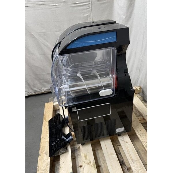 Scratch and Dent Crathco I-PRO 2E LIGHT PANEL (1206-003) Double 2.9 Gallon Pourover Granita / Slushy / Frozen Beverage Machine with Electronic Control and Light Panel - 115V