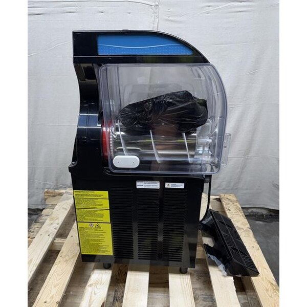 Scratch and Dent Crathco I-PRO 2E LIGHT PANEL (1206-003) Double 2.9 Gallon Pourover Granita / Slushy / Frozen Beverage Machine with Electronic Control and Light Panel - 115V