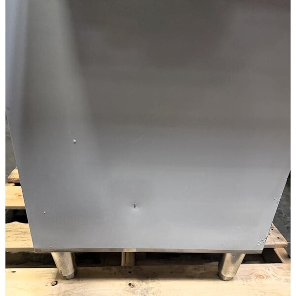 Scratch and Dent Advance Tabco CRD-2BM Stainless Steel Drainboard Storage Cabinet with Open Front and Mid-Shelf - 24" x 21"