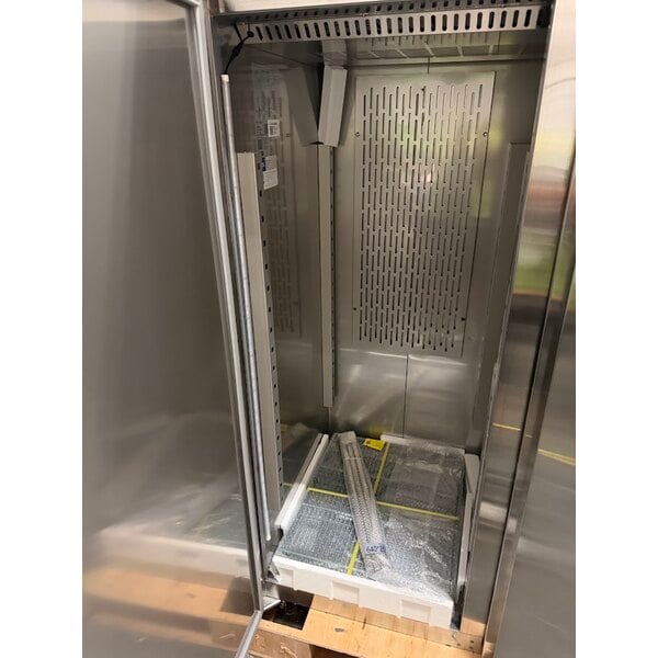 Scratch and Dent Avantco Z2-R-WMS 54" VersaHub WiFi-Enabled Solid Door Stainless Steel Reach-In Refrigerator
