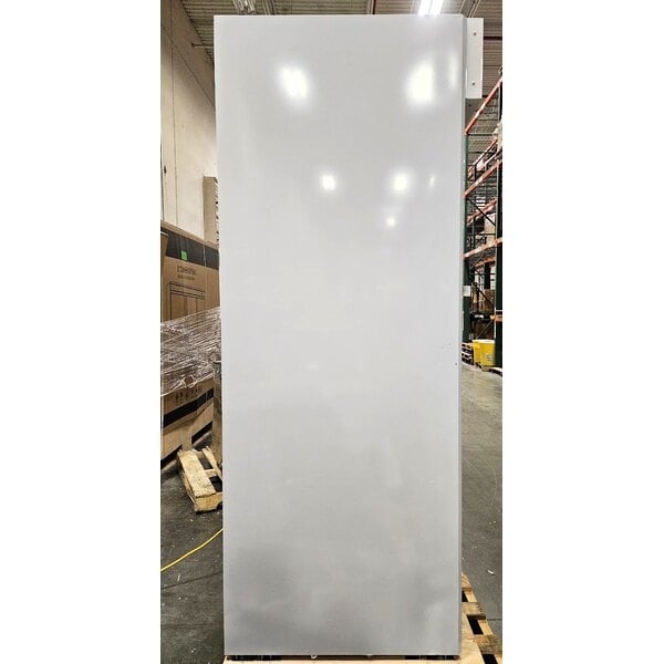 Scratch and Dent Avantco GDS-47-HC 53 1/8" White Sliding Glass Door Merchandiser Refrigerator with LED Lighting