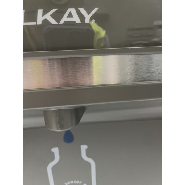 Scratch and Dent Zurn Elkay LZ8WSSSMC EZH2O Stainless Steel 8 GPH Filtered Bottle Filling Station with Touchless Sensor Activation - 115V - Chilled