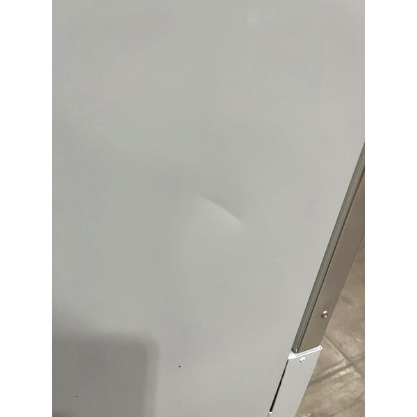 Scratch and Dent Avantco GDC-12F-HC 27" White Swing Glass Door Merchandiser Freezer with LED Lighting
