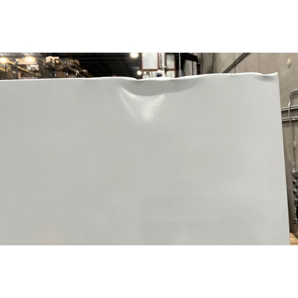 Scratch and Dent Avantco GDC-12F-HC 27" White Swing Glass Door Merchandiser Freezer with LED Lighting
