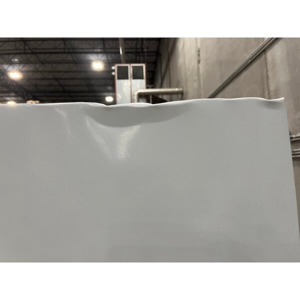 Scratch and Dent Avantco GDC-12F-HC 27" White Swing Glass Door Merchandiser Freezer with LED Lighting