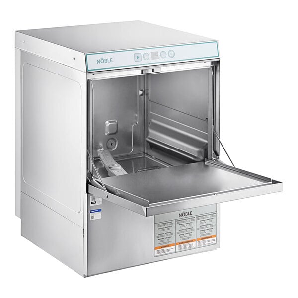 Scratch and Dent Noble Warewashing HT-UC24 Select High-Temperature Undercounter Dishwasher with Booster Heater- 208/240V, 1 Phase