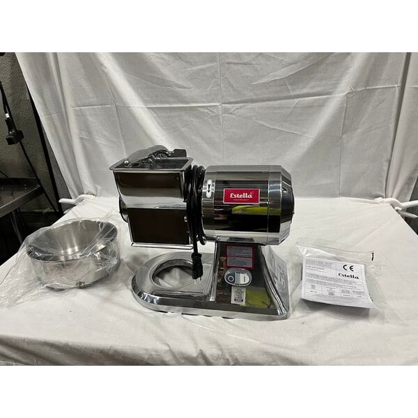 Scratch and Dent Estella CG1NB 2.5 lb. Per Minute Electric Hard Cheese Grater - 110V, 1 hp