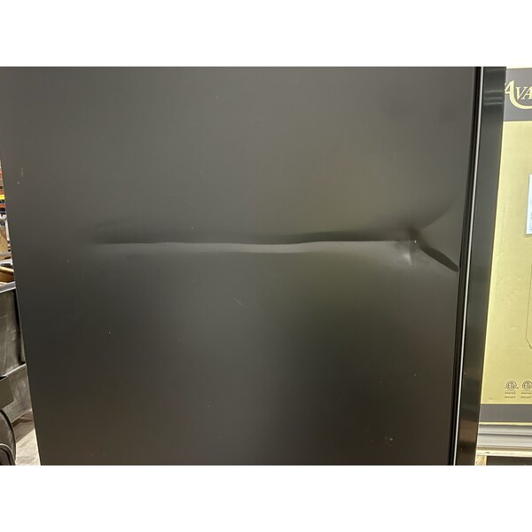 Scratch and Dent Avantco GD-ICE-49F 53" Black Indoor Glass Door Ice Merchandiser