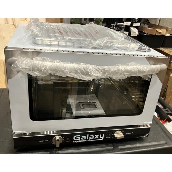 Scratch and Dent Galaxy COE3H Half Size Countertop Convection Oven - 120V