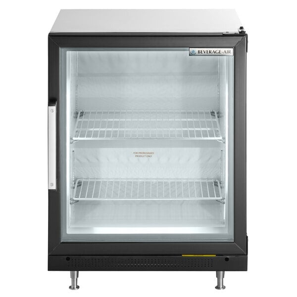 Scratch and Dent Beverage-Air CF3HC-1-W 23" White Countertop Display Freezer with Swing Door