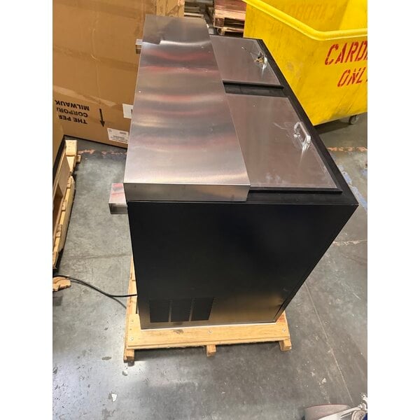 Scratch and Dent Perlick BC48RT-BS-STK 48" Black Horizontal Bottle Cooler