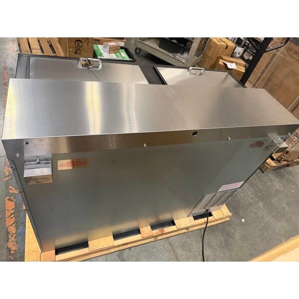 Scratch and Dent Perlick BC48RT-BS-STK 48" Black Horizontal Bottle Cooler