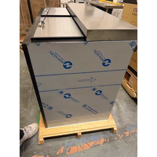 Scratch and Dent Perlick BC48RT-BS-STK 48" Black Horizontal Bottle Cooler