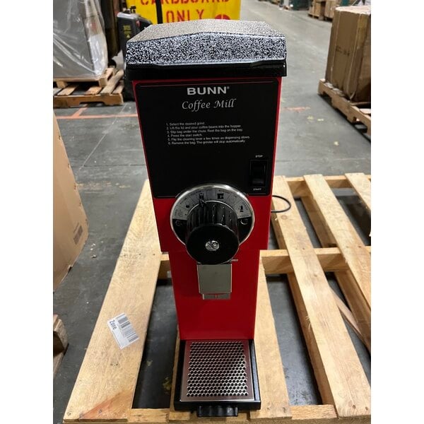 Scratch and Dent Bunn 22100.0001 G3 HD 3 lb. Red Bulk Coffee Grinder