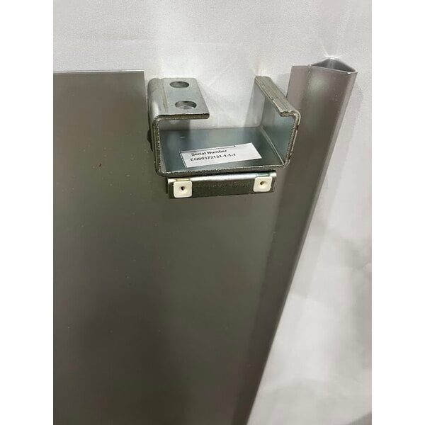 Scratch and Dent Curtron Service-Pro Cafe Door Series 20 Single Aluminum Swinging Traffic Door - 42" x 48" Door Opening