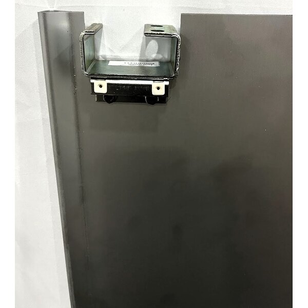Scratch and Dent Curtron Service-Pro Cafe Door Series 20 Double Aluminum Swinging Traffic Door - 48" x 48" Door Opening
