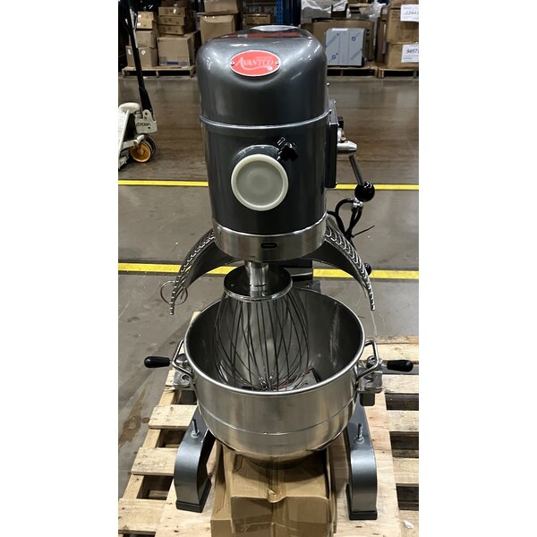 Scratch and Dent Avantco MX40H 40 Qt. Planetary Floor Mixer with Guard & Standard Accessories - 240V, 2 hp