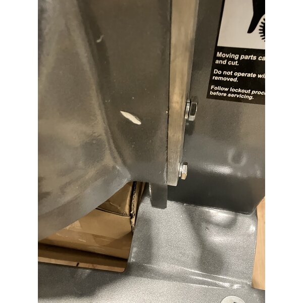 Scratch and Dent Avantco MX40H 40 Qt. Planetary Floor Mixer with Guard & Standard Accessories - 240V, 2 hp