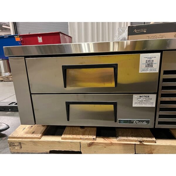 Scratch and Dent True TRCB-48-HC 48 3/8" Refrigerated Chef Base with 2 Drawers