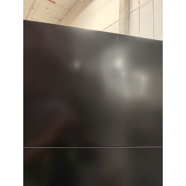 Scratch and Dent True GDM-41-HC-LD 47 1/8" Black Refrigerated Sliding Glass Door Merchandiser with LED Lighting