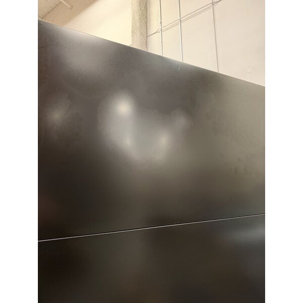 Scratch and Dent True GDM-41-HC-LD 47 1/8" Black Refrigerated Sliding Glass Door Merchandiser with LED Lighting