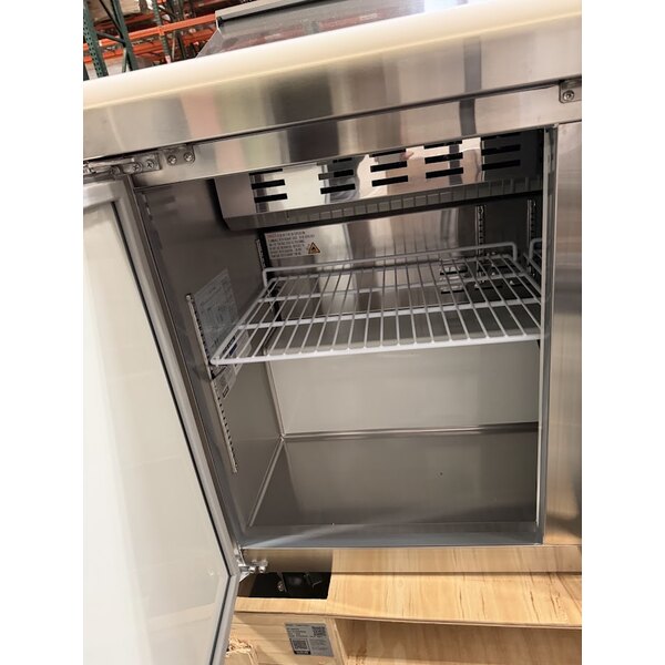 Scratch and Dent Avantco APT-71-HC 70" 3 Door Refrigerated Sandwich Prep Table