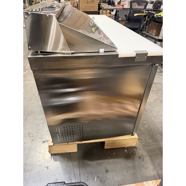 Scratch and Dent Avantco APT-71-HC 70" 3 Door Refrigerated Sandwich Prep Table