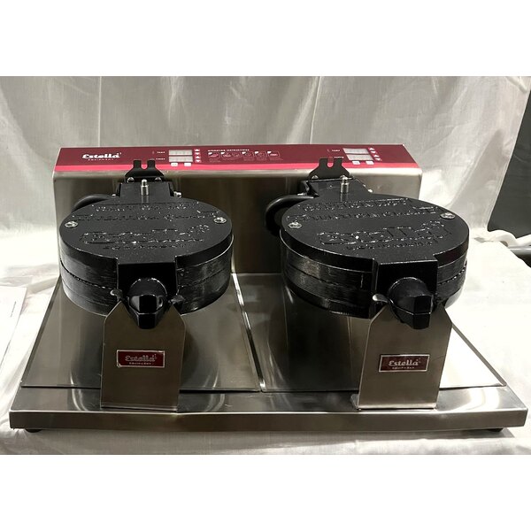 Scratch and Dent Estella WCMX2A Double Waffle Cone Maker - 120V, 1820W