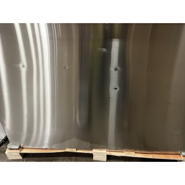 Scratch and Dent Regency 63" Basic Stainless Steel Portable Bar with Two Removable Speed Rails and Ice Bin