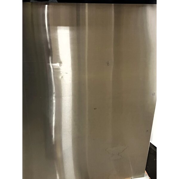 Scratch and Dent Regency 63" Basic Stainless Steel Portable Bar with Two Removable Speed Rails and Ice Bin