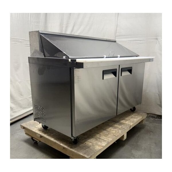 Scratch and Dent Avantco APT-60M-HC 60" 2 Door Mega Top Refrigerated Sandwich Prep Table