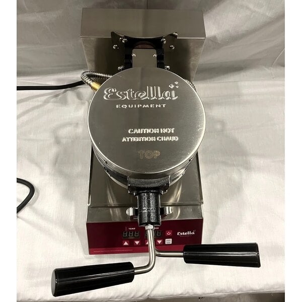 Scratch and Dent Estella WBMXS2A Stacked Belgian Waffle Maker - 120V, 1820W