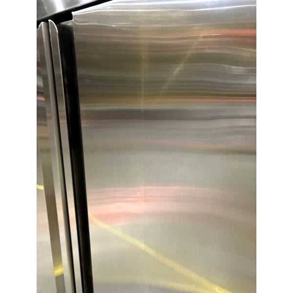 Scratch and Dent Avantco SS-3F-HC 81 5/16" Stainless Steel Solid Door Reach-In Freezer