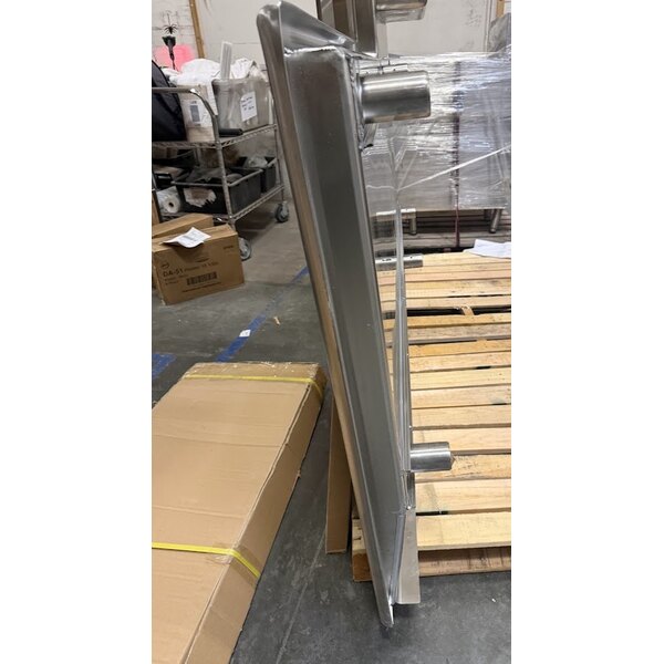 Scratch and Dent Regency 6' 16-Gauge Stainless Steel Soiled L-Shape Dishtable - Left Landing