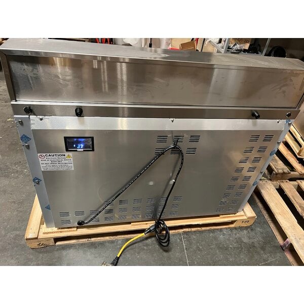 Scratch and Dent Continental Refrigerator SW48-N-12 48" 2 Door Refrigerated Sandwich Prep Table