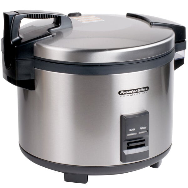 Scratch and Dent Proctor Silex 37560R 60 Cup (30 Cup Raw) Electric Rice Cooker / Warmer - 120V