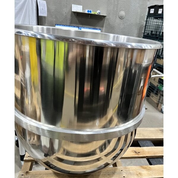 Scratch and Dent 140 Qt. Stainless Steel Mixing Bowl