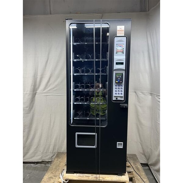 Scratch and Dent AMS SlimGem 24-Selection Narrow Snack Vending Machine with Credit Card System