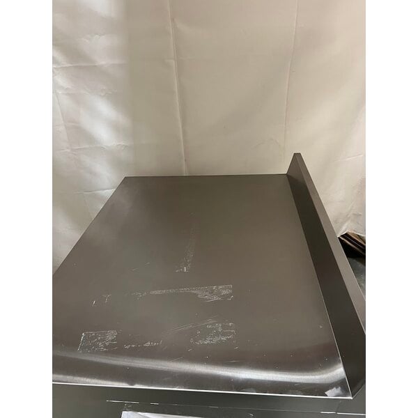 Scratch and Dent Avantco SS-WT-36F-HC 36" Two Door Worktop Freezer with 3 1/2" Backsplash