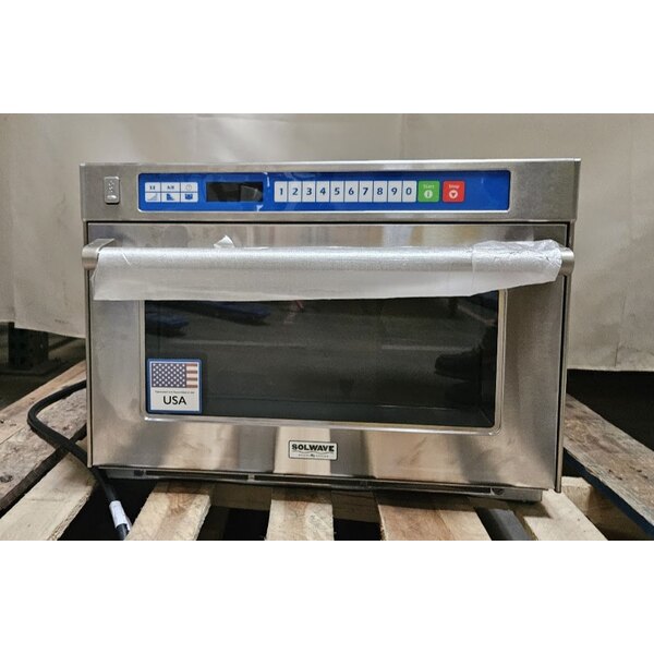 Scratch and Dent Solwave Ameri-Series Heavy-Duty Commercial Steamer Microwave Oven - 208/240V, 3,500W