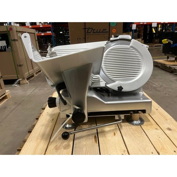 Scratch and Dent Estella SLM13 13" Heavy-Duty Manual Meat Slicer - 1/2 hp