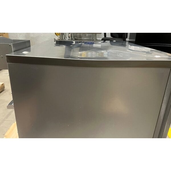 Scratch and Dent Cooking Performance Group FGC-200-NK Double Deck Standard Depth Full Size Natural Gas Convection Oven with Legs - 108,000 BTU