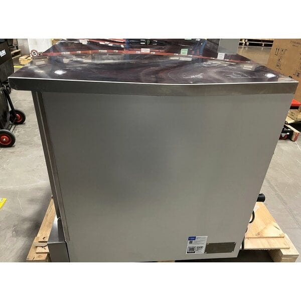 Scratch and Dent Cooking Performance Group FGC-200-NK Double Deck Standard Depth Full Size Natural Gas Convection Oven with Legs - 108,000 BTU