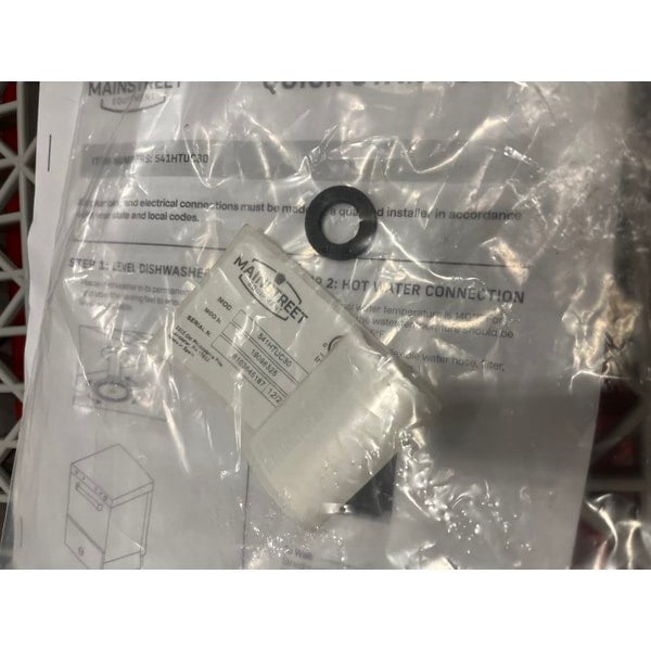 Scratch and Dent MainStreet Equipment HTUC High-Temperature Undercounter Dishwasher - 208V/240V, 1 Phase